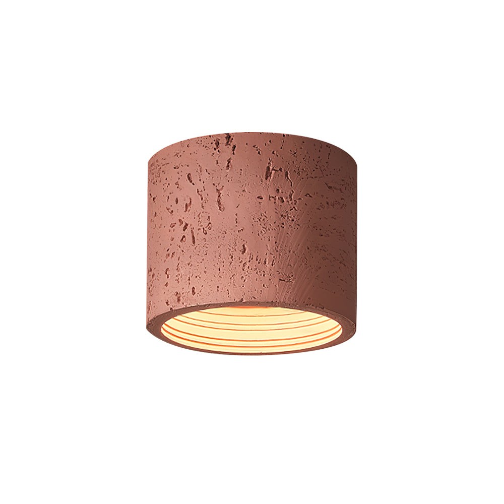 Modern Wabi-Sabi Cylindrical Ceiling Lamp K297