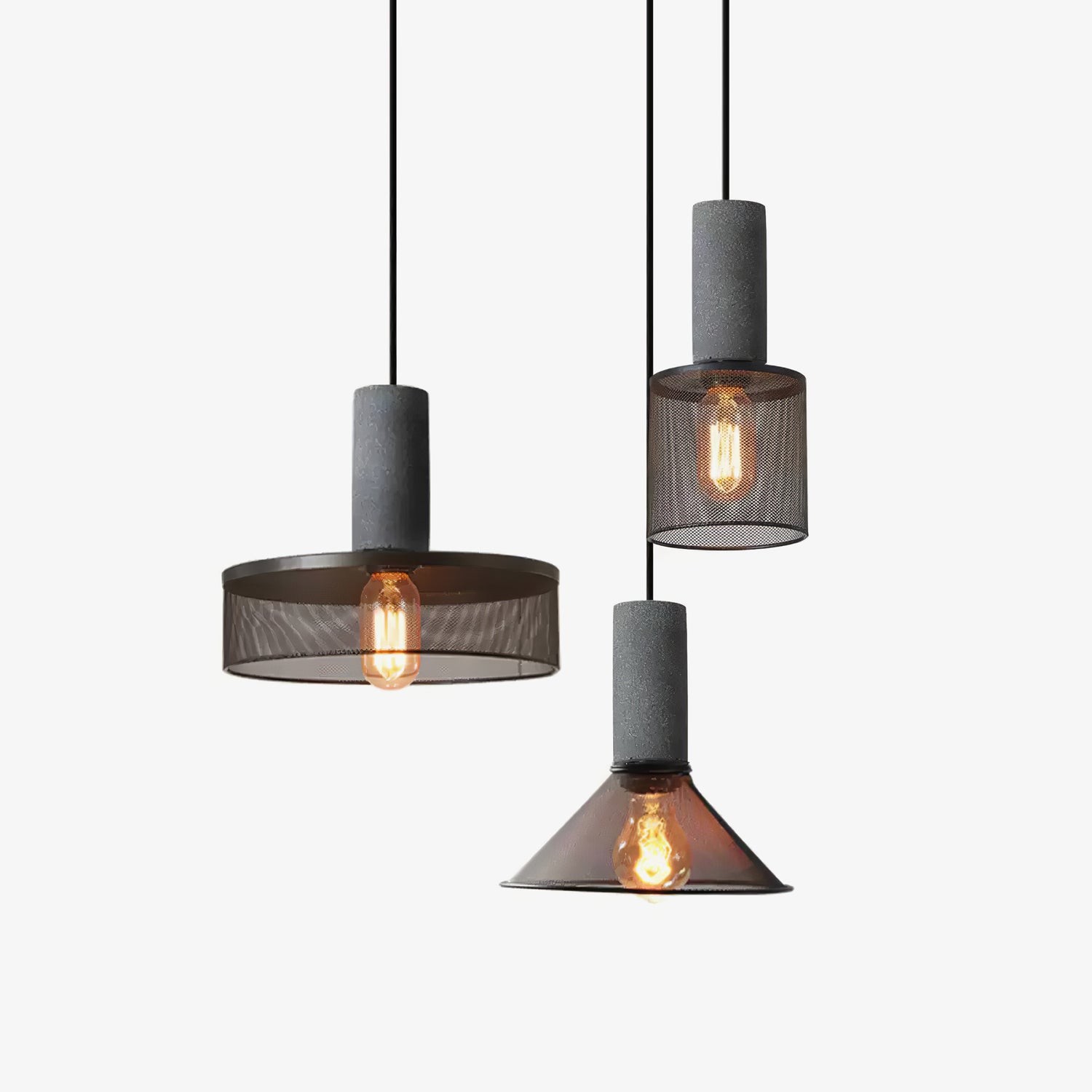 Cement Mesh Pendant Light K308