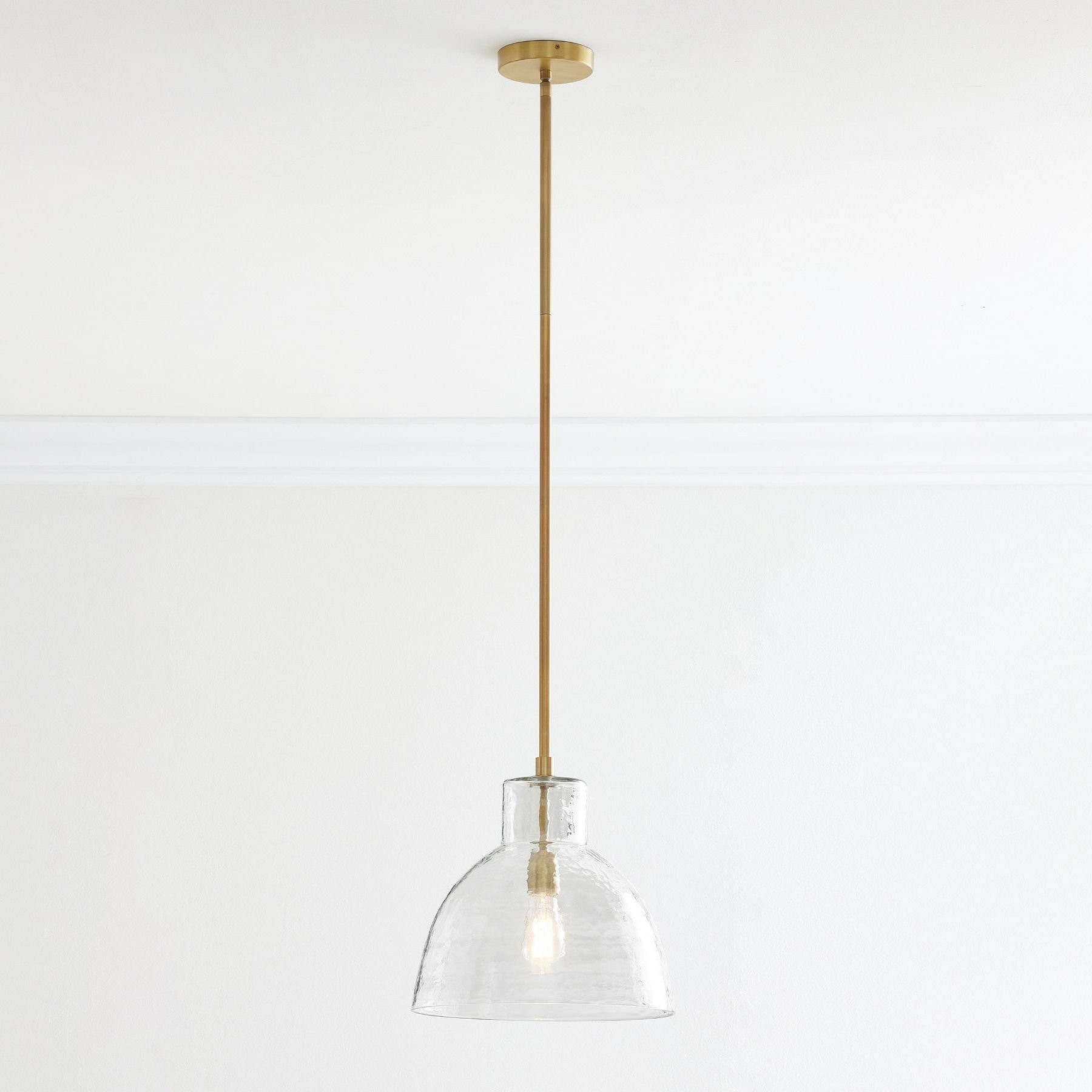 Glavira Modern Glass Pendant Light - Stylish Hanging Lamp for Dining Room K1313