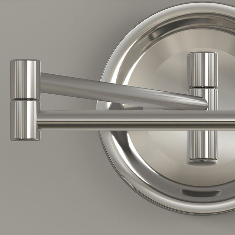 Modern Cream Chrome Swing Arm Wall Light K179