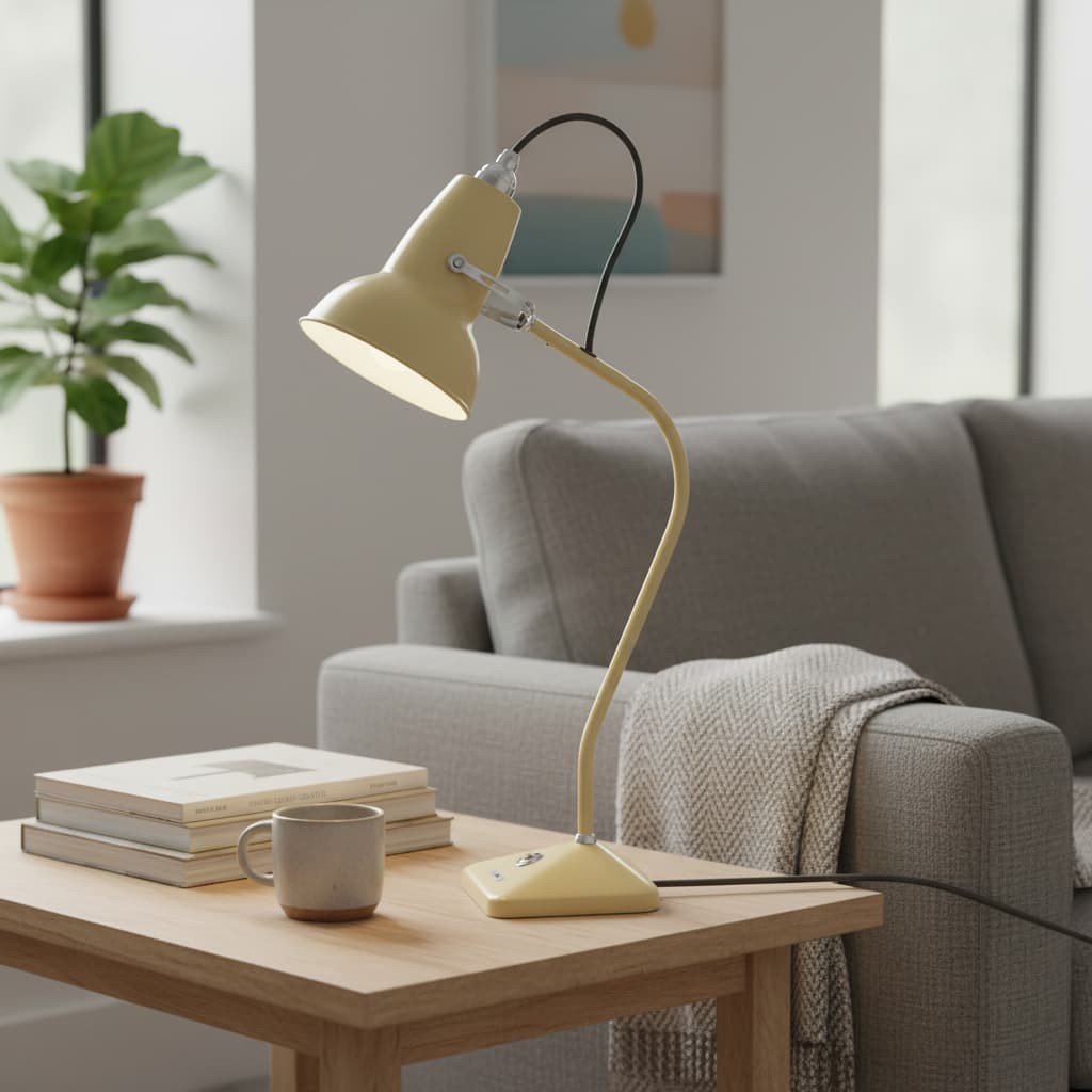 Modryx Pyramid Base Table Lamp - Classic Accent Lighting for Home K2151