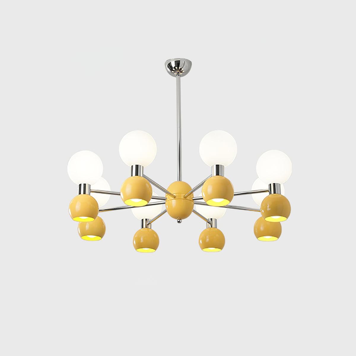 Modern Minimalist Multiple Head Metal Chandelier K741
