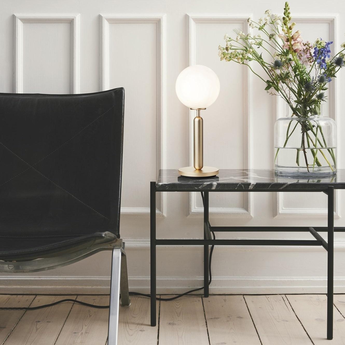 Spherical Stylish Glass Induction Table Lamp K504