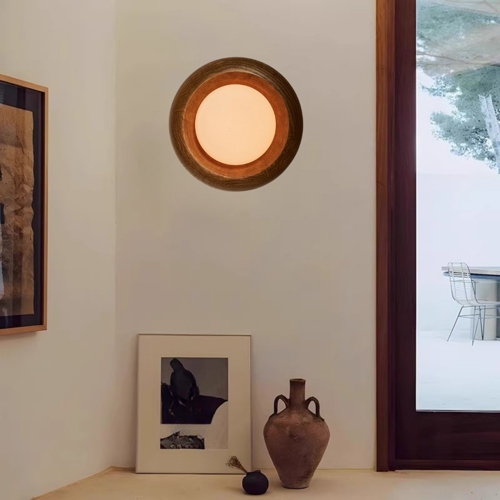 Art Deco Wall Sconce  - Ceramic Modern Sconce with Organic Texture K1128