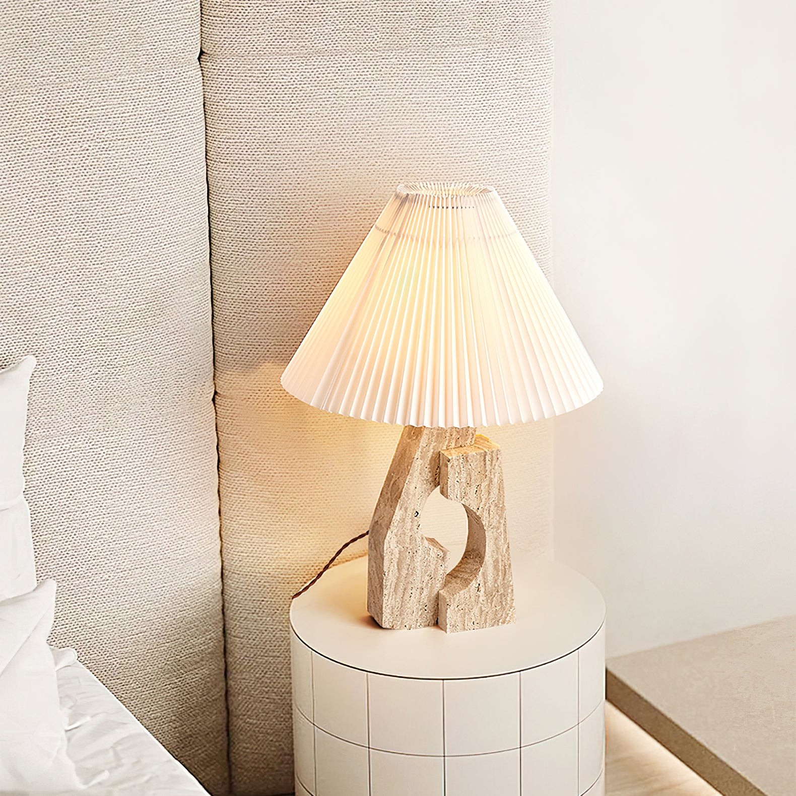 Modern Artistic Stone Pillar Table Lamp K879