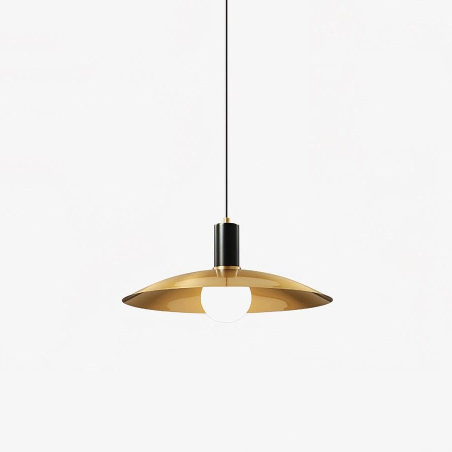 Brass Flared Pendant Lamp D361