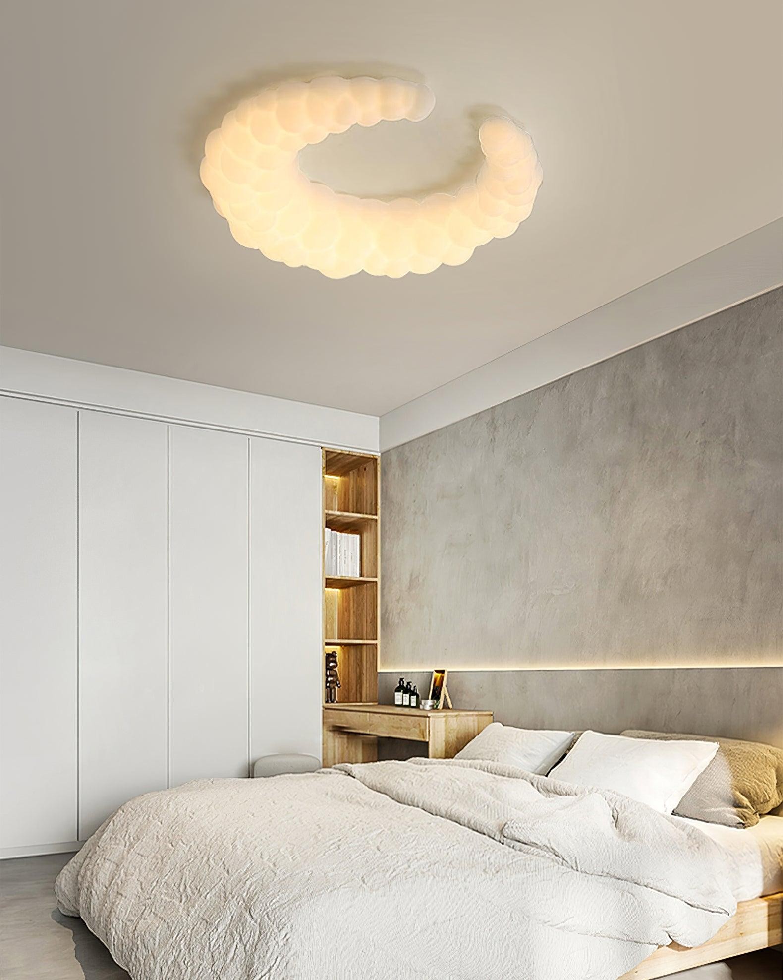 Cream Style Moon Ceiling Lamp K248