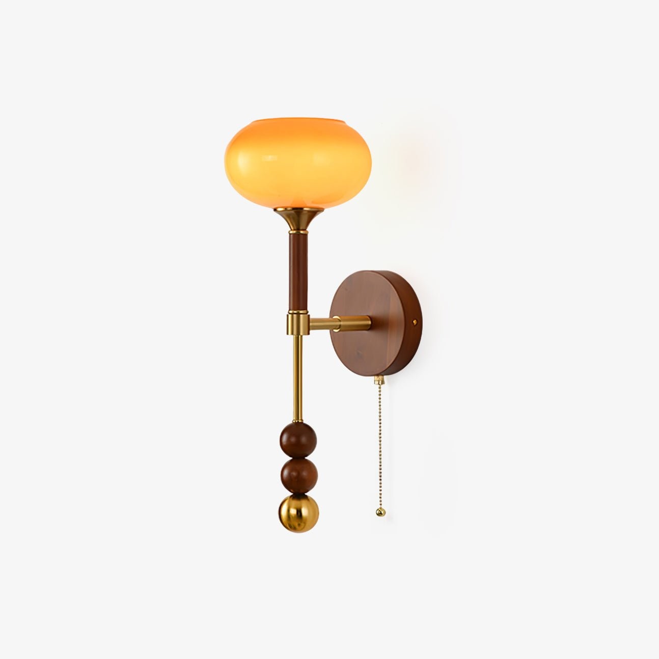 Retro Solid Wood Series Wall Lamp K638