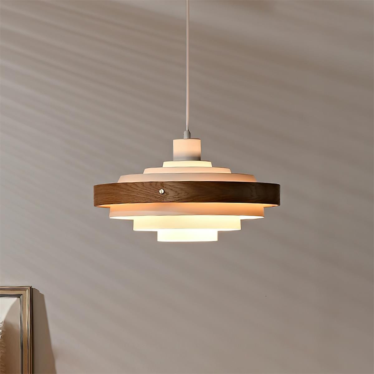 Layervelle Nordic Multi-Tiered Drum Shade Pendant Light K295