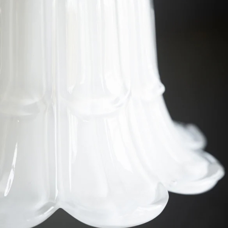 Solmira Classic Glass Pendant Light - Decorative Easy Fit Pendant Lamp for Lounge and Entryway K2322