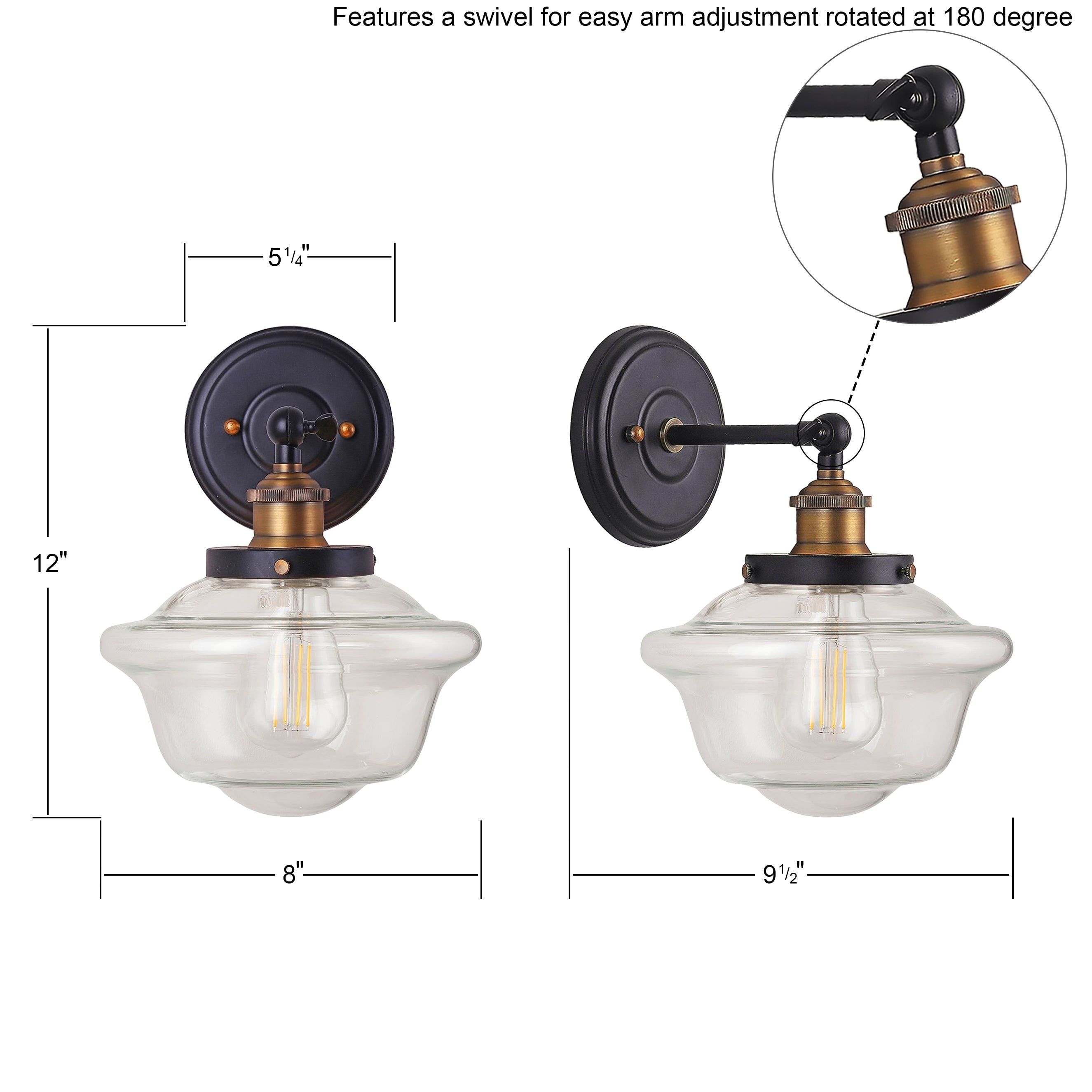Lavagna Industrial Bathroom Vanity Light K1211