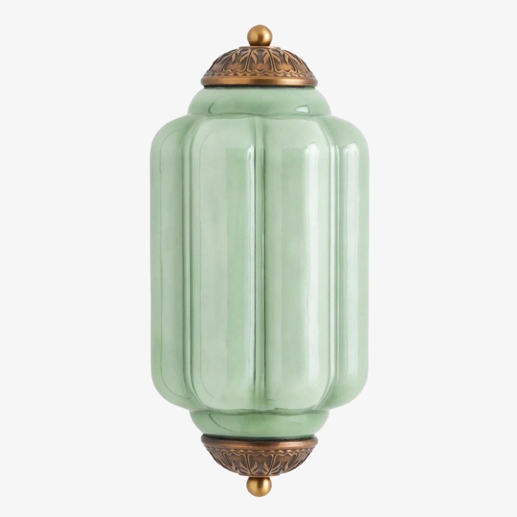 Eloise Elegant Vintage Glass Wall Sconce - Lighting for Bedroom Vanity K1150