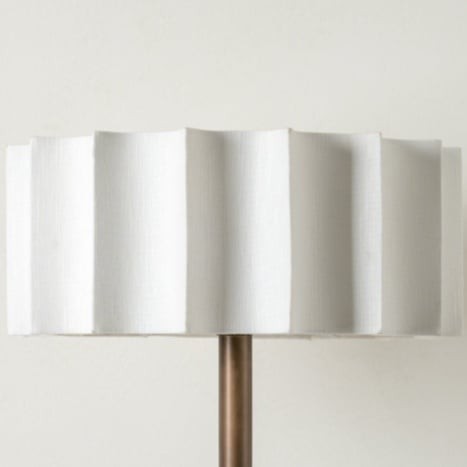 Cavilon Modern Floor Lamp - Slim Profile and Soft Shade Contemporary Metal Lighting for Bedroom K1682