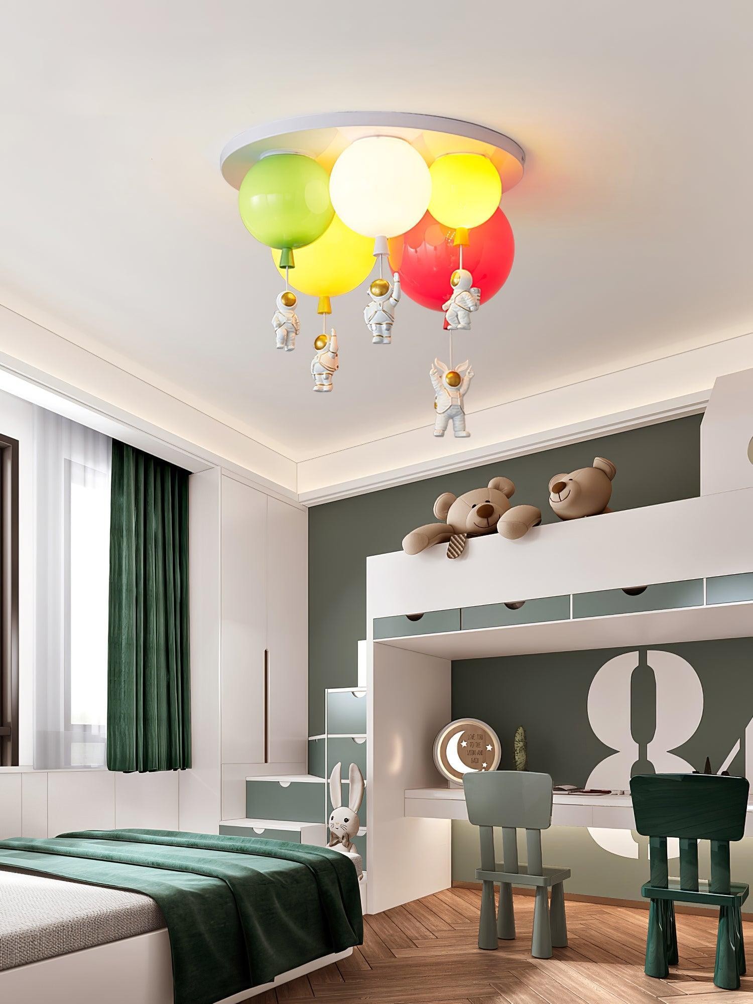 Astronaut Glossy Balloon Ceiling Lamp K244