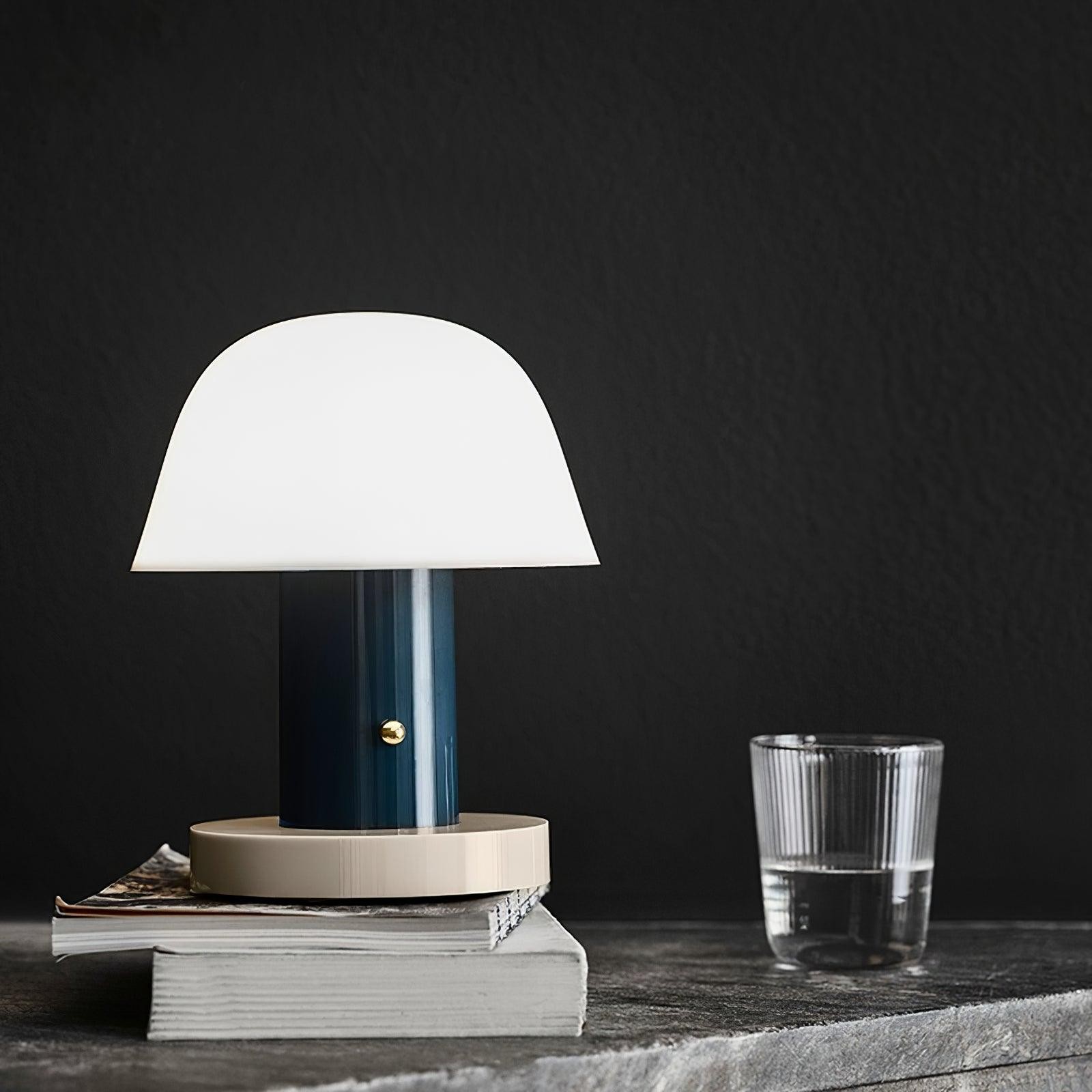 Minimalist Mushroom Cordless Table Lamp K533