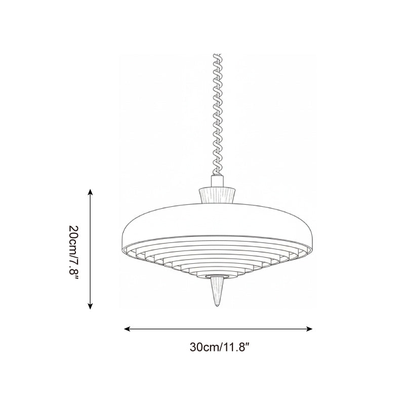 Vortex Spiral Pendant Lamp D214