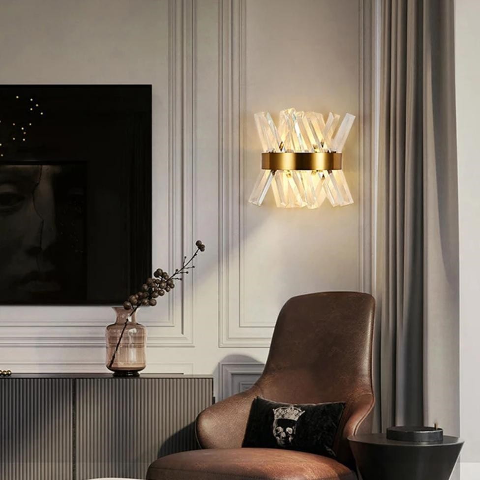 Modern Luxury Crystall Bedside Wall Light K854