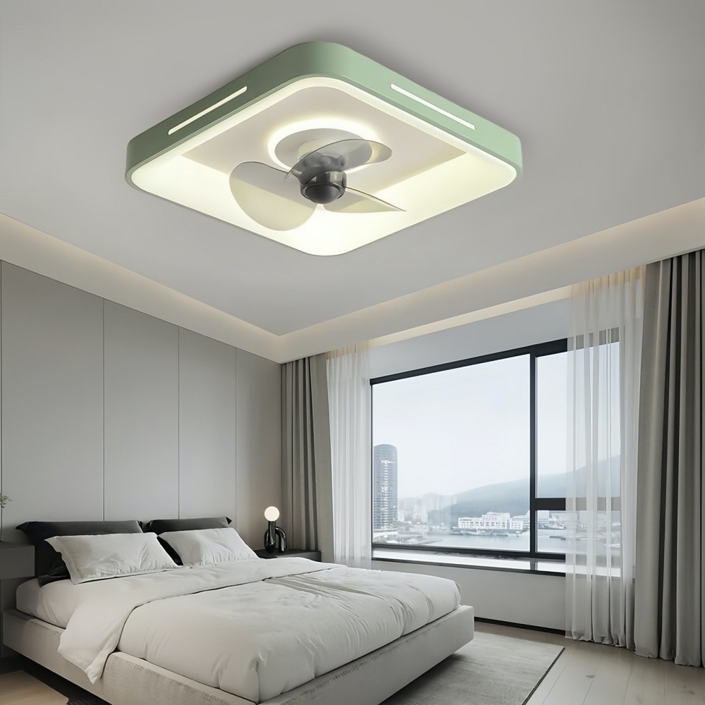 Modern Round Led Slient Ceiling Fan Light K951