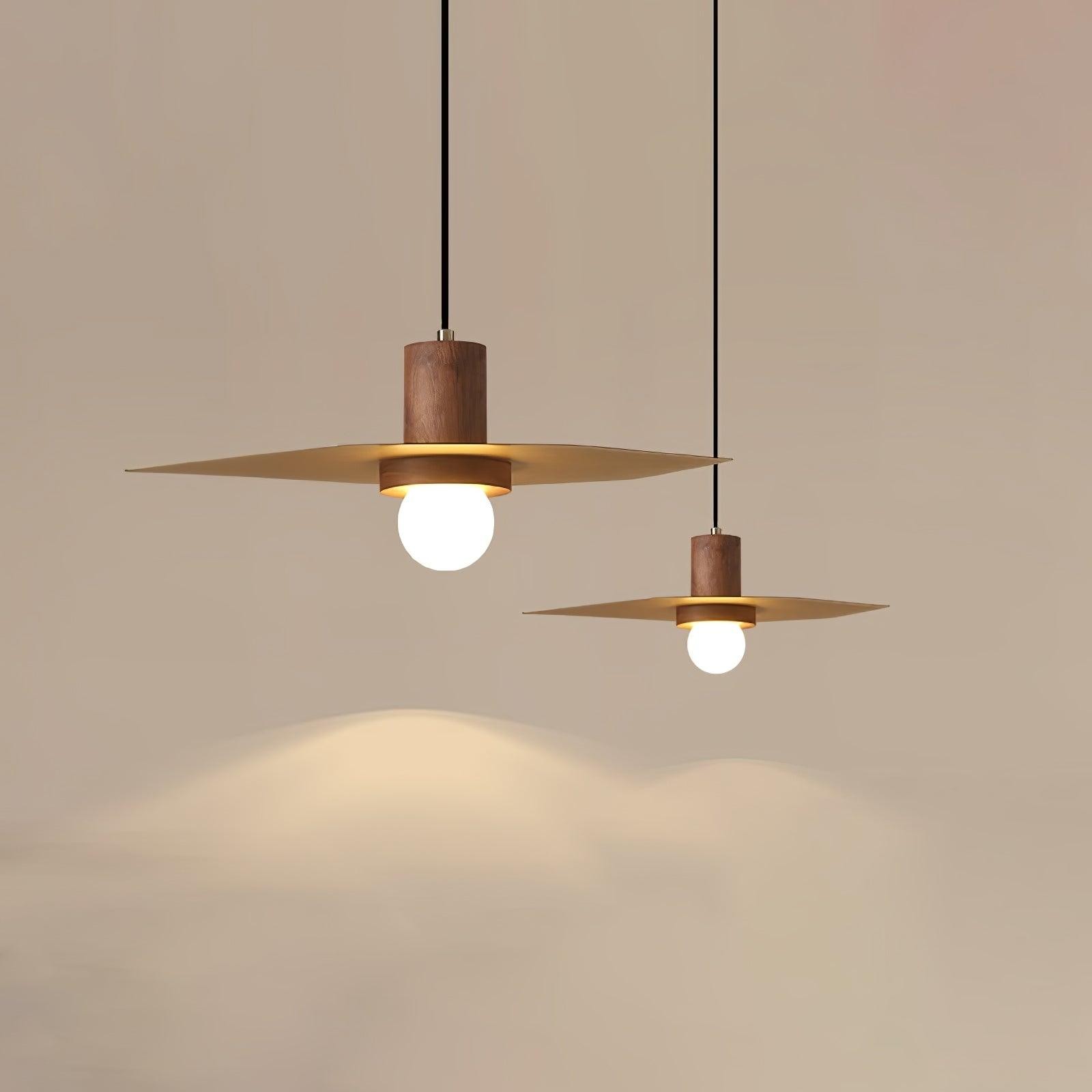 Walnut Copper Jupiter Pendant Lamp K833