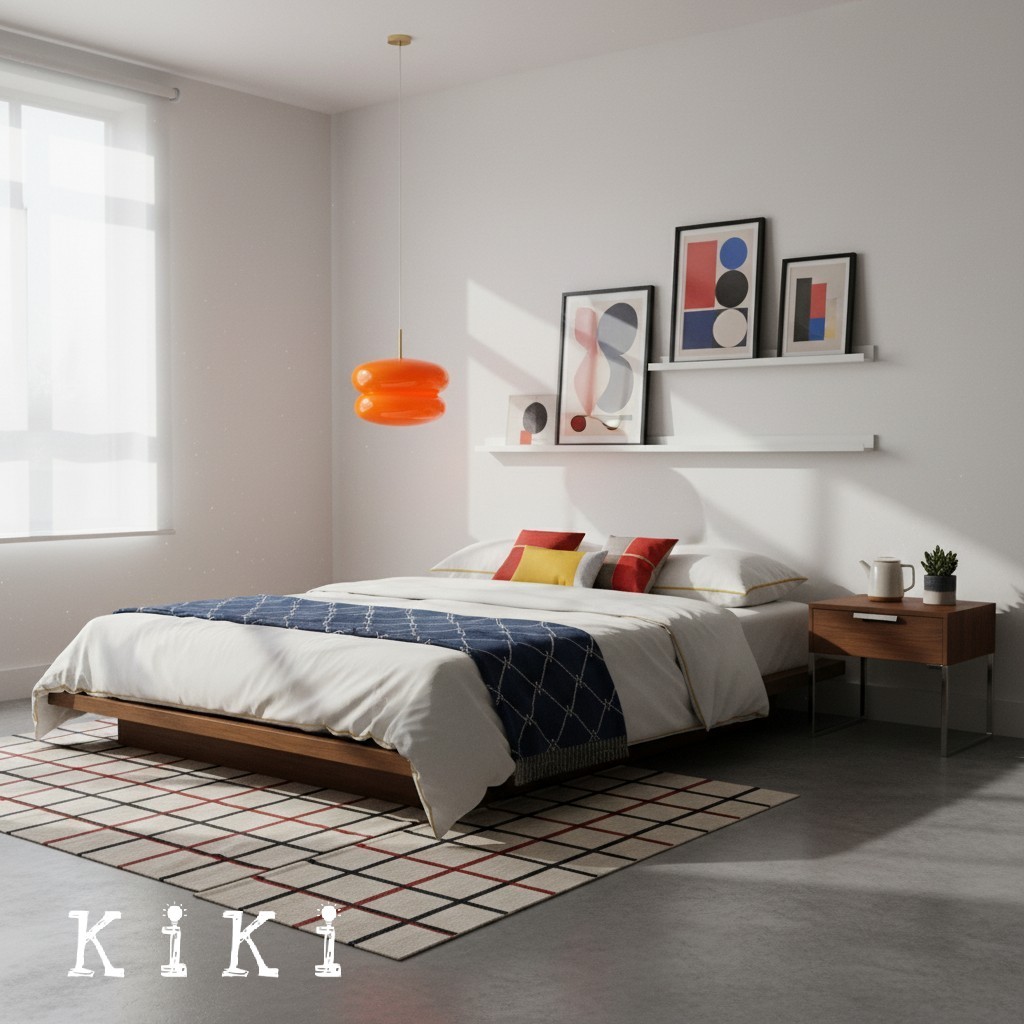 Orra Modern Opal Shade Pendant Lamp – Minimalist Glass Hanging Light For Kitchen or Bedroom K1427