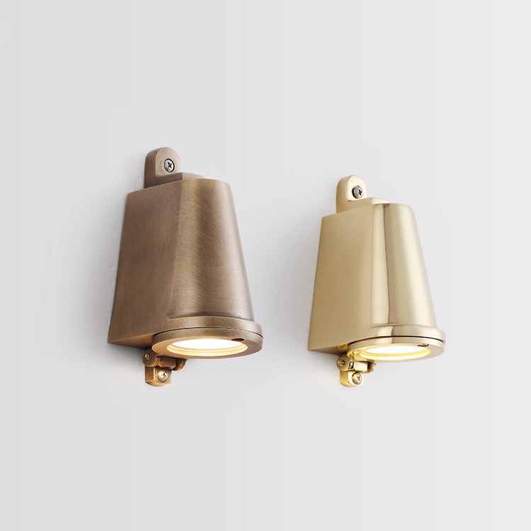 Rustic Brass Weather Proof Outdoor Wall Lamp K898