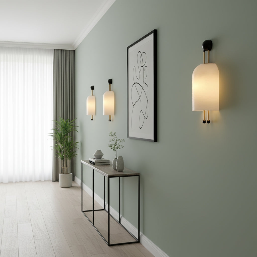 Lantern Glass Sconce D478