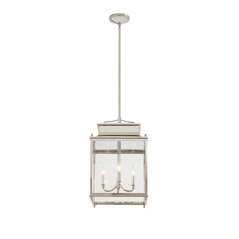 Yolvira Modern Outdoor Lantern Pendant - Metal Hanging Light for Exteriors K1233
