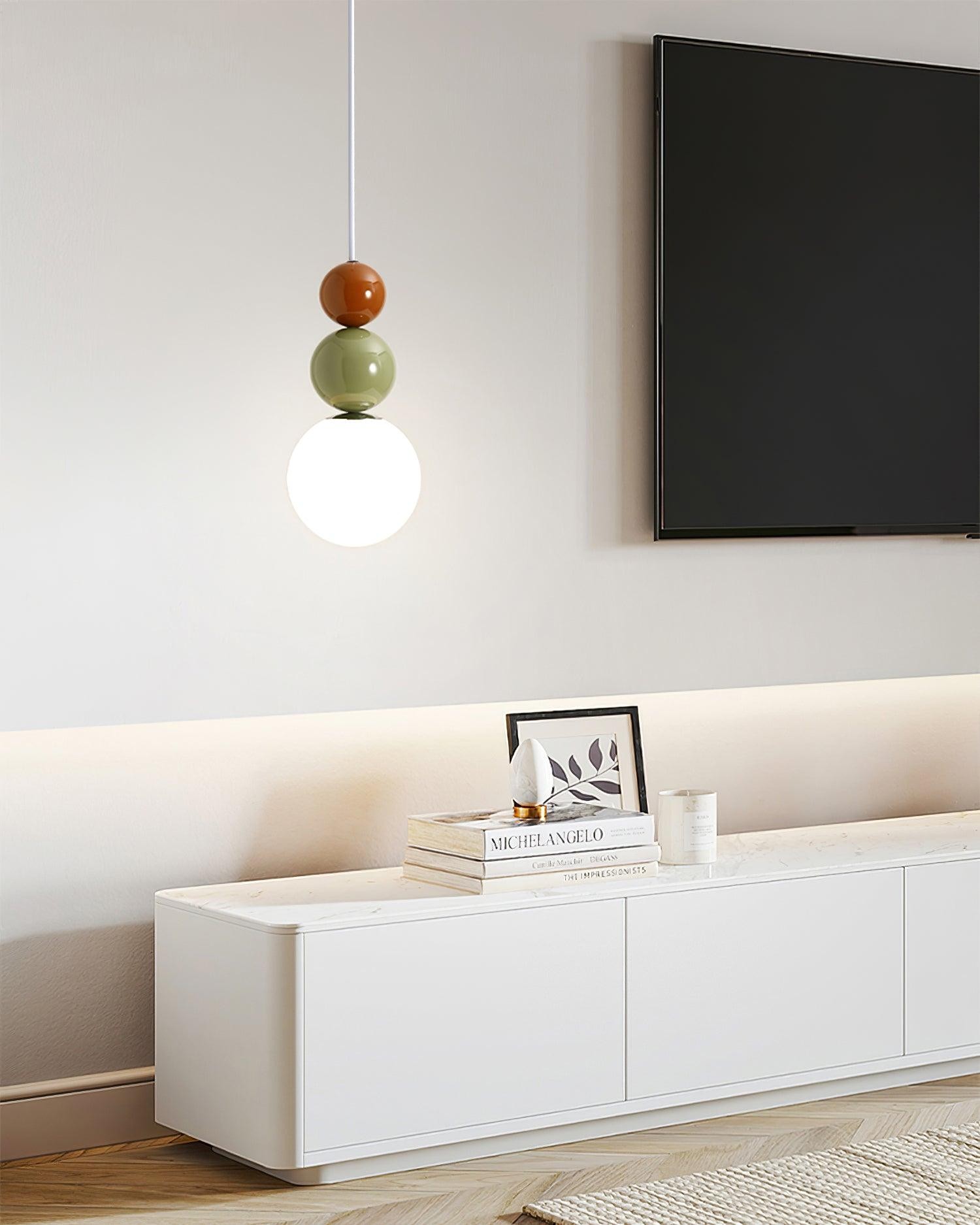 Nordic Cream Modern Simple Dot Pendant Lamp K355