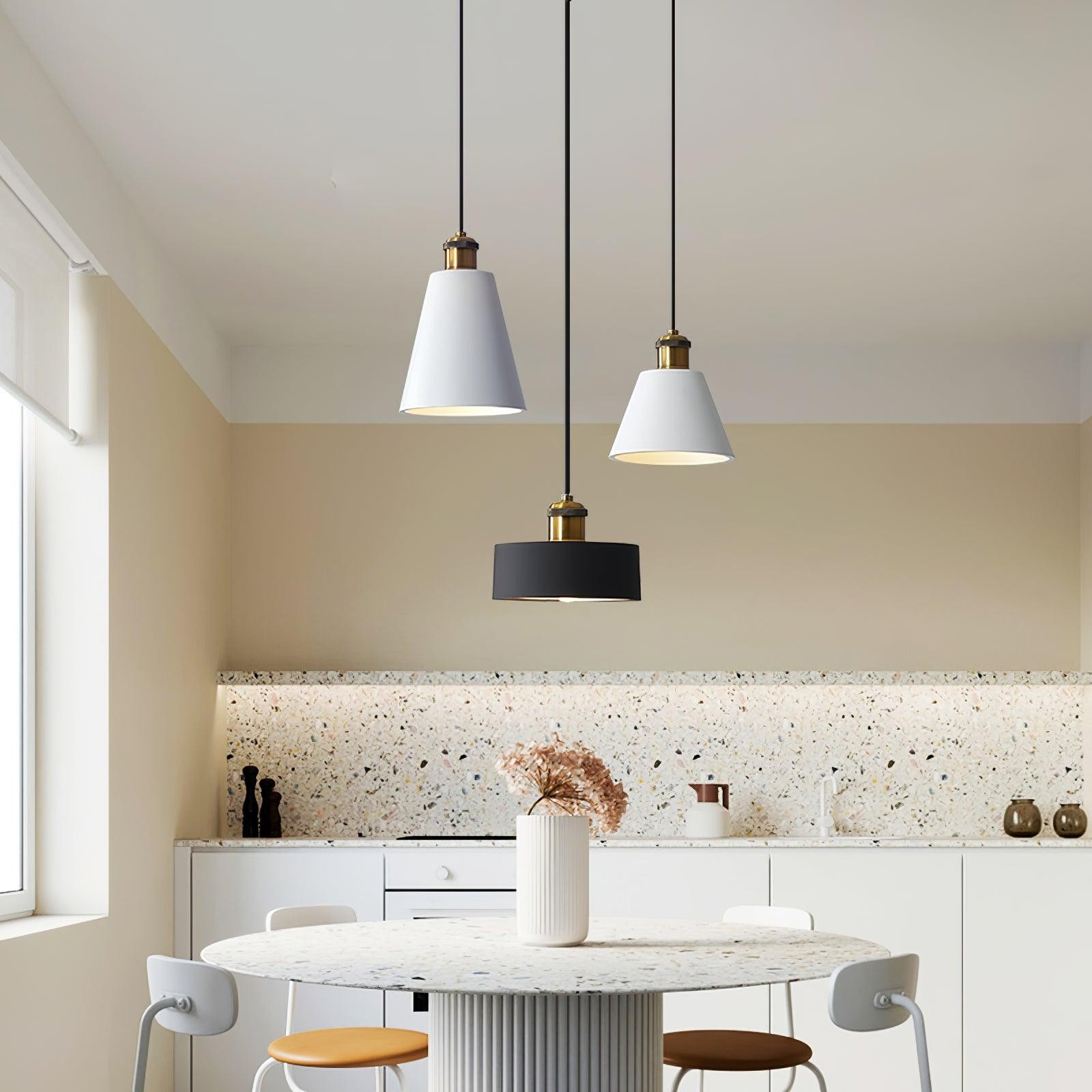 Modern Resin Geometric Pendant Lamp K621