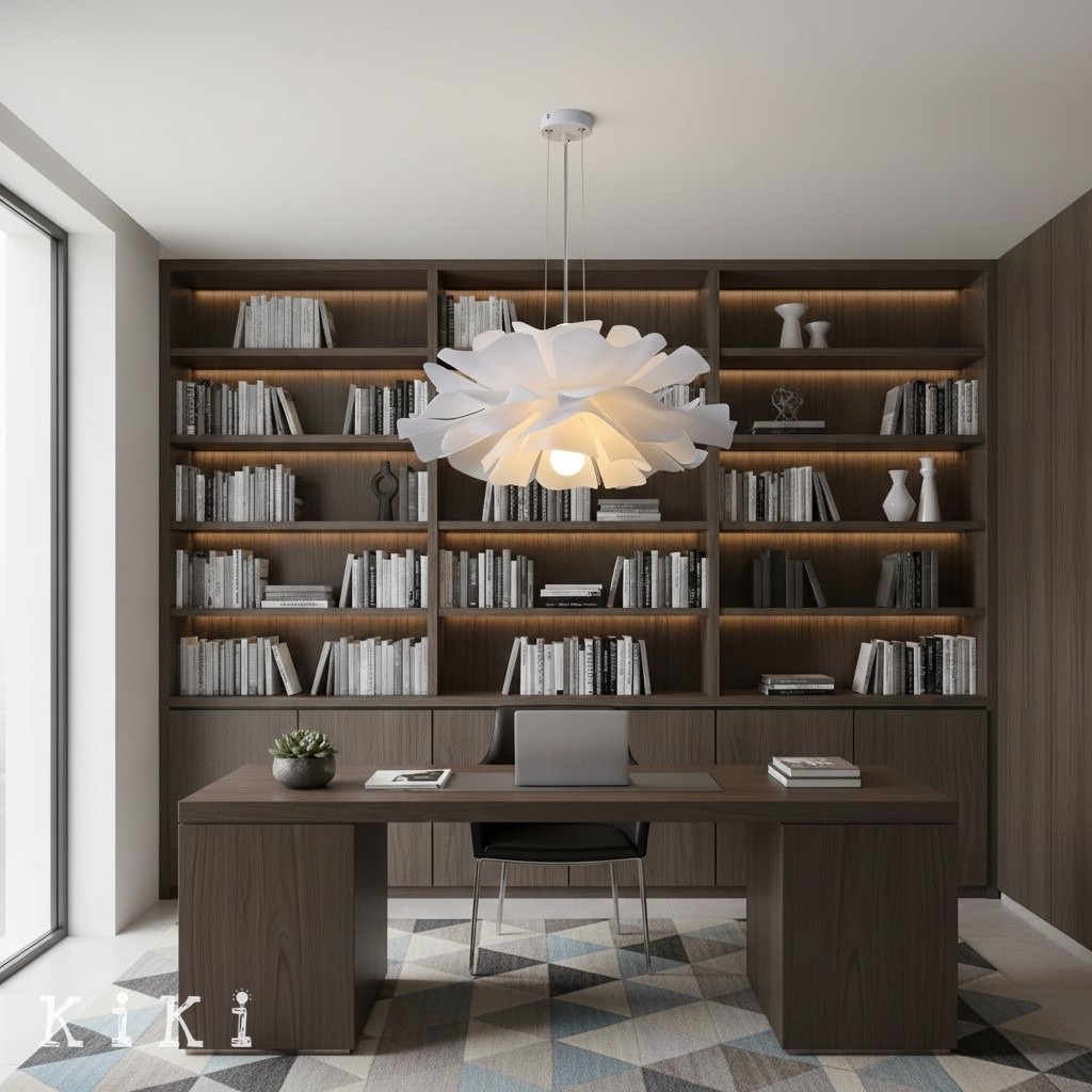 Elegant Flower Pendant Lamp - Modern Lighting for Dining Room and Living Area