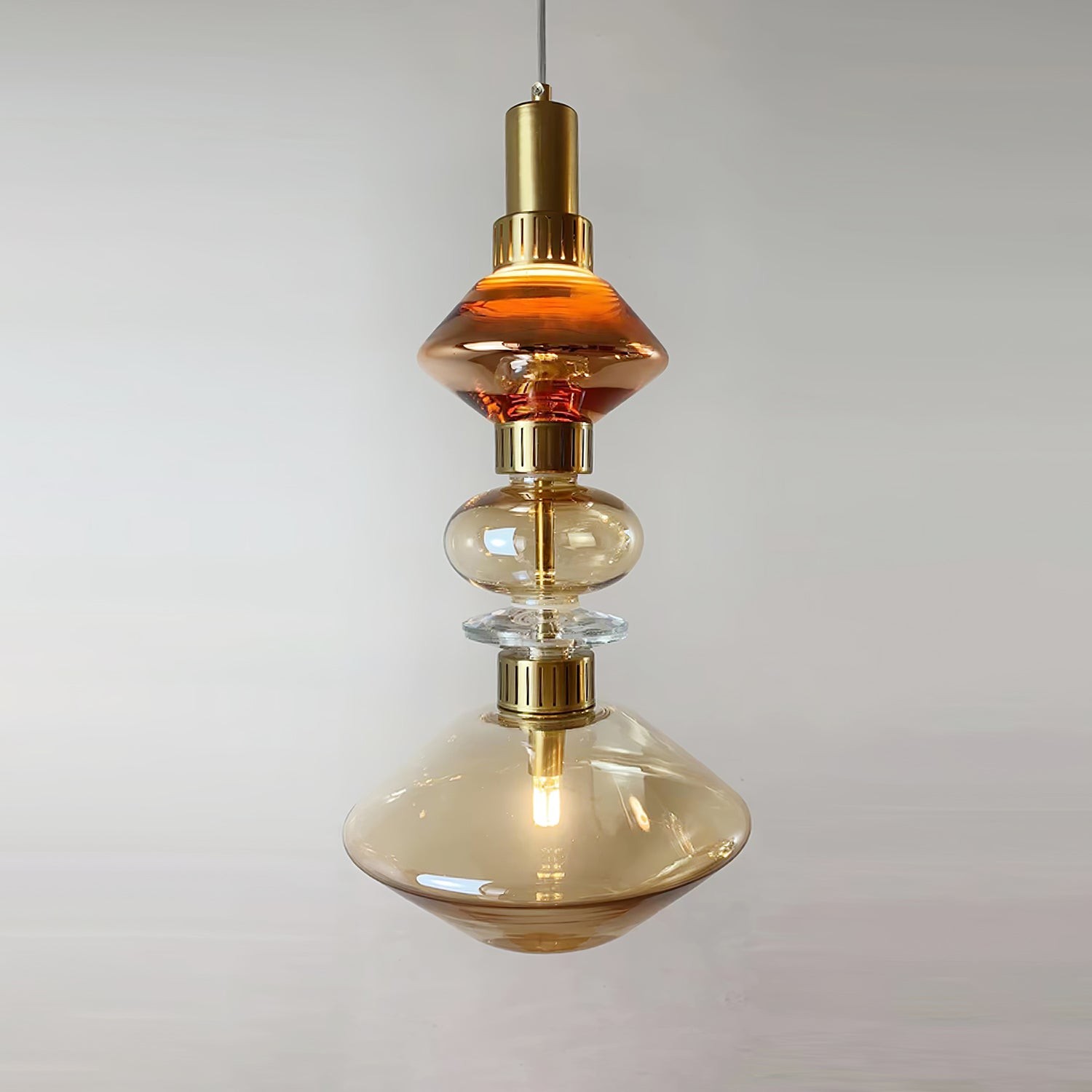 Modern Elegant Ballet Glass Pendant Light K904
