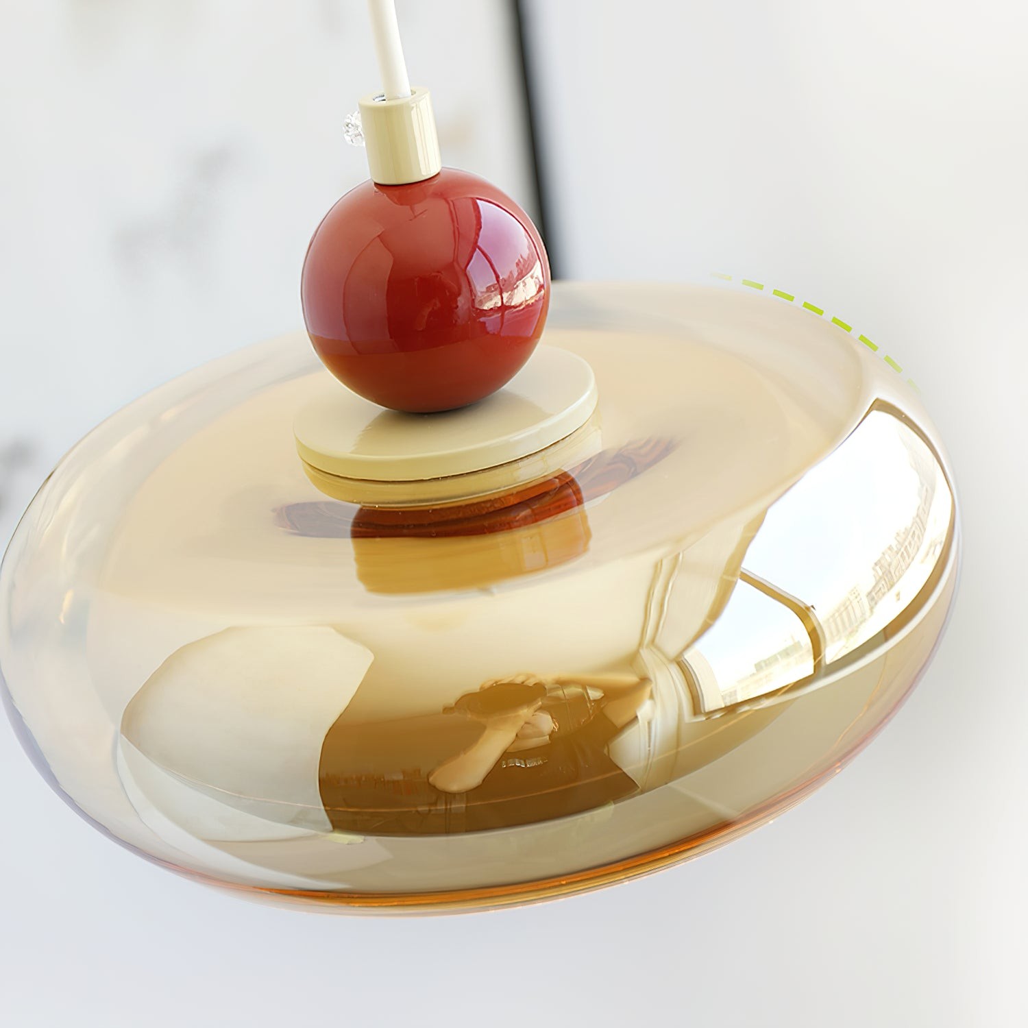 Cherry Shape Glass Pendant Lamp K645