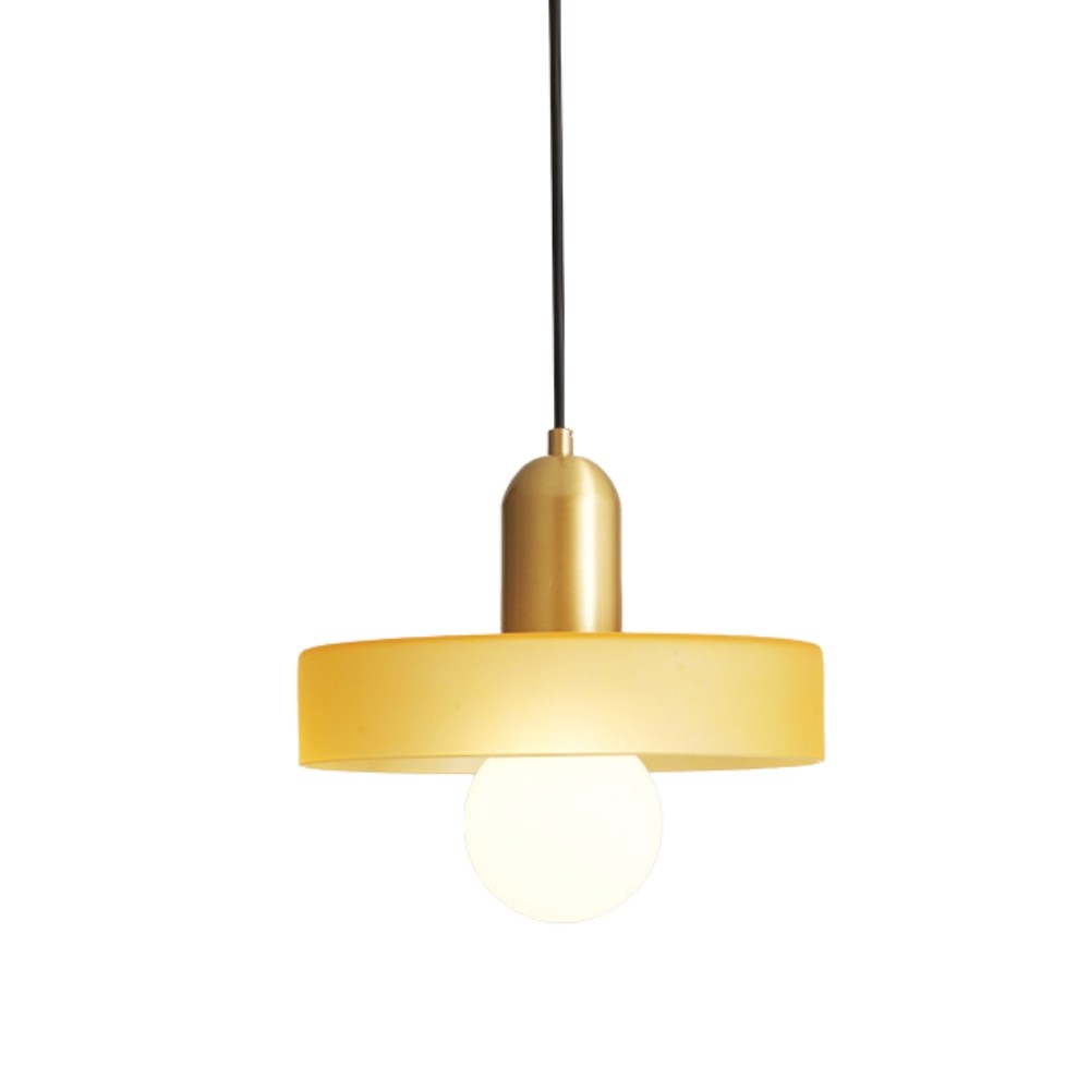 Classic Morandi Brass Disc Orb Pendant Light K928