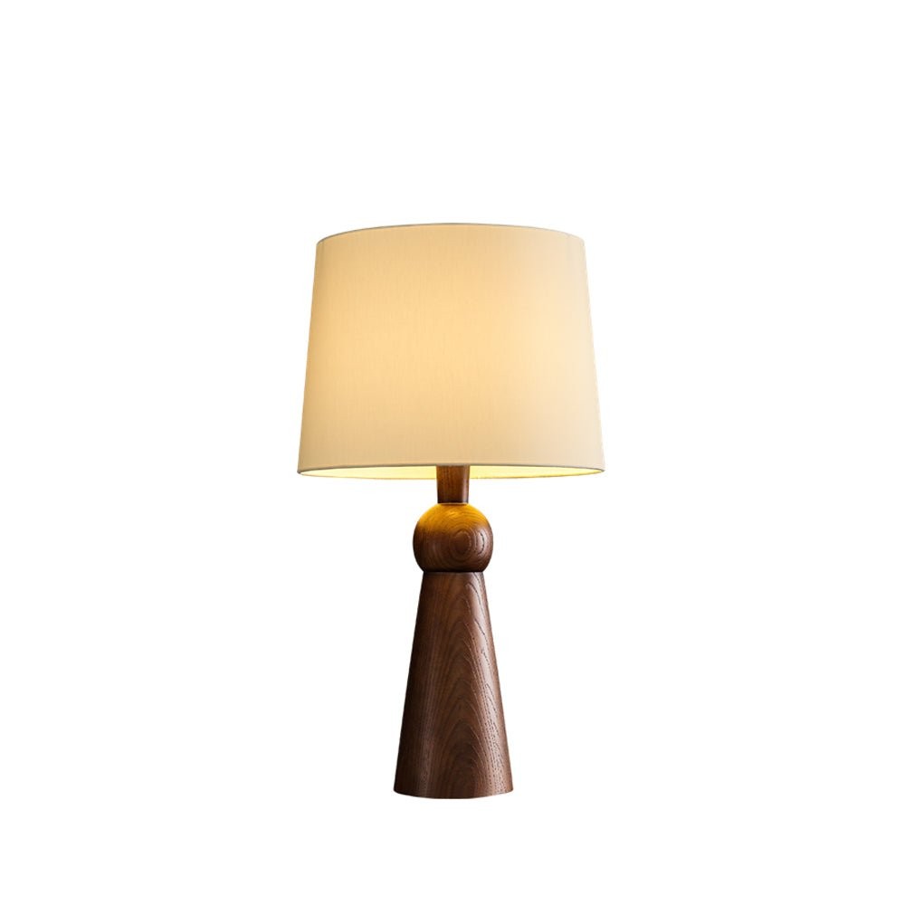 Nordic Retro Solid Wood Fabric Table Lamp K256