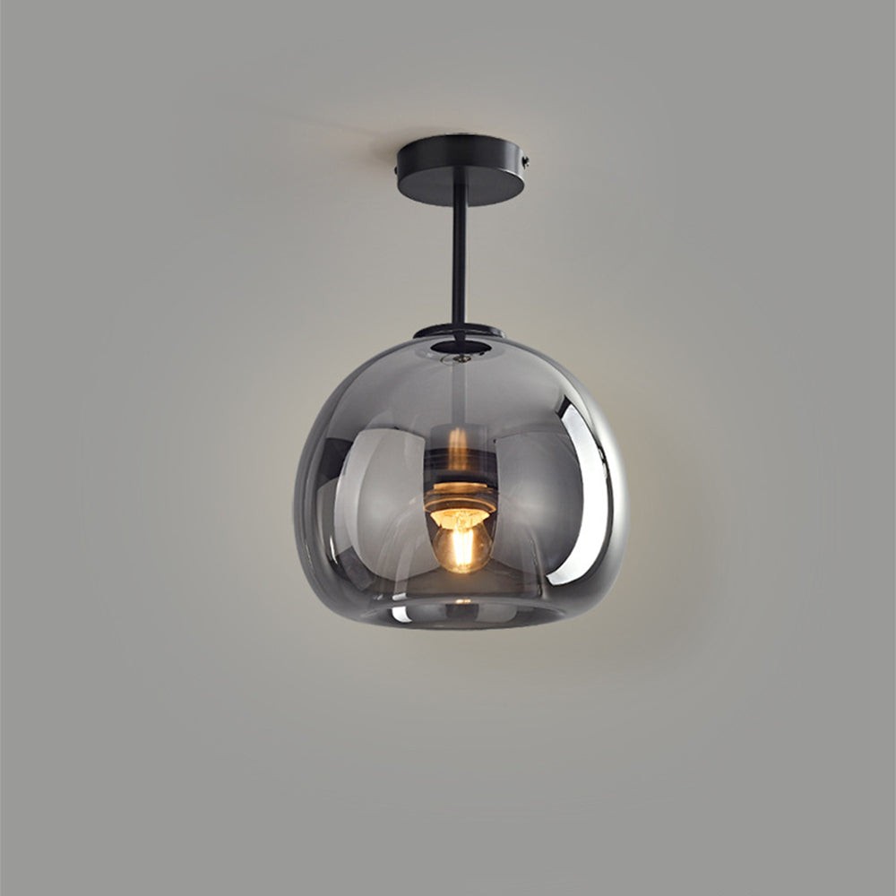 Retro Bubble Concave Glass Ceiling Lamp K750