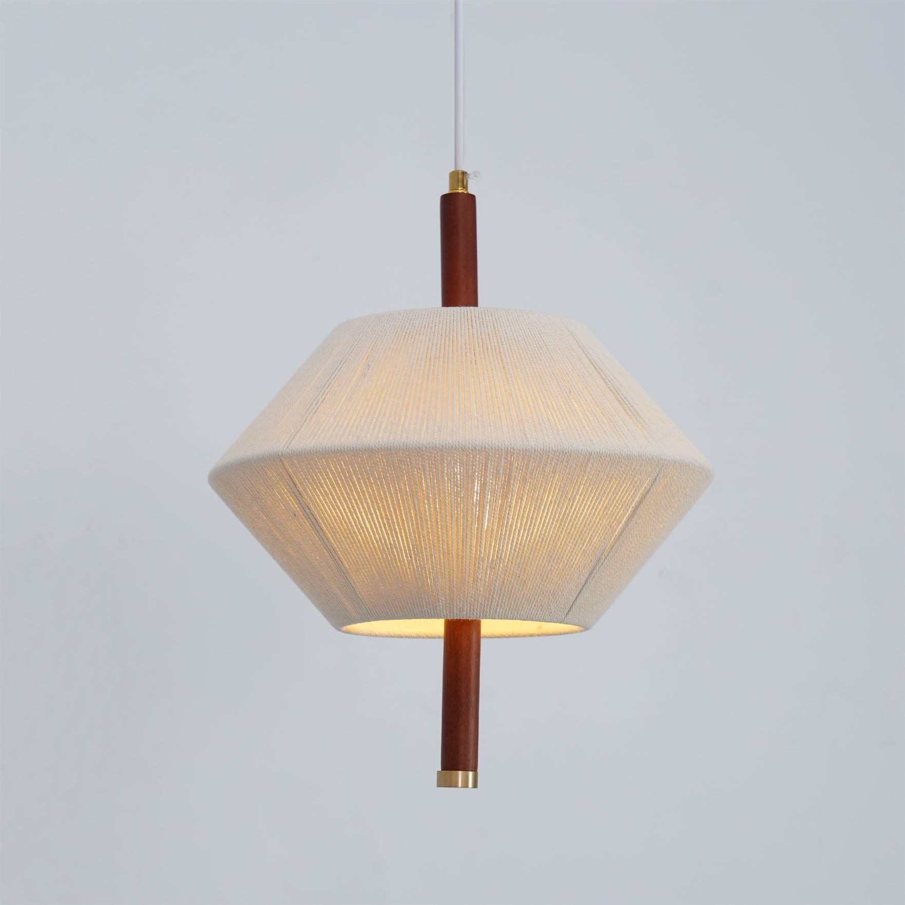 Japanese Wabi-Sabi Style Woven Fabric Pendant Lamp K709