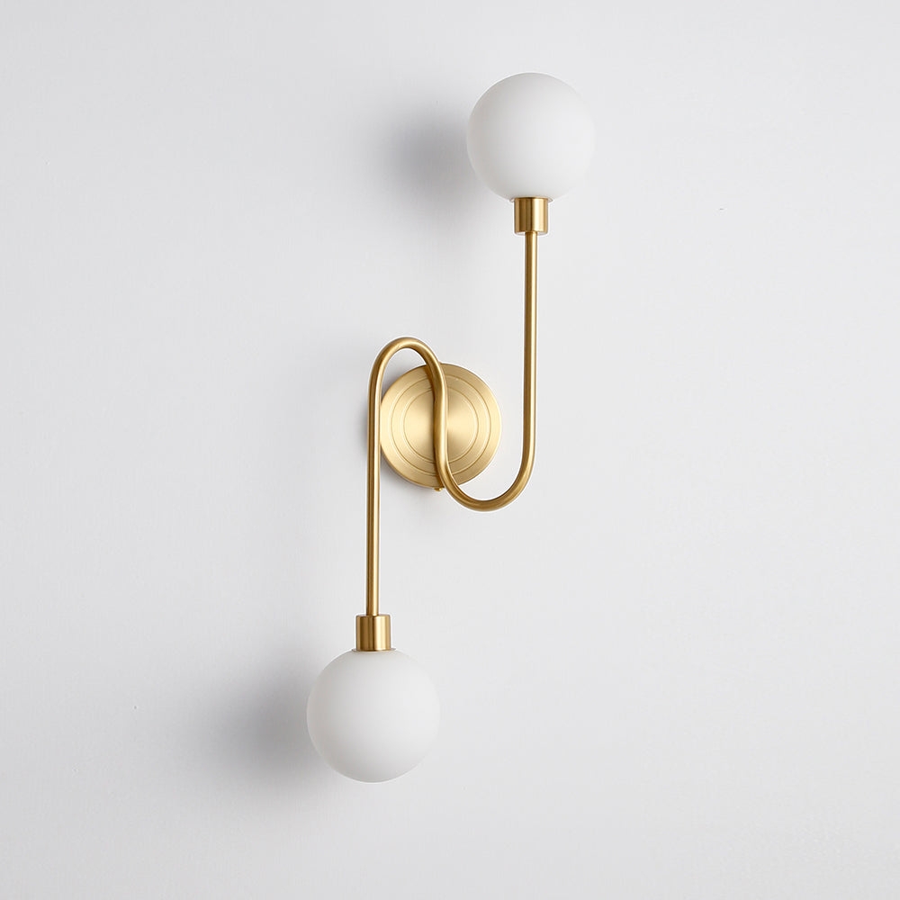Holten Brass Armed Sconce D409