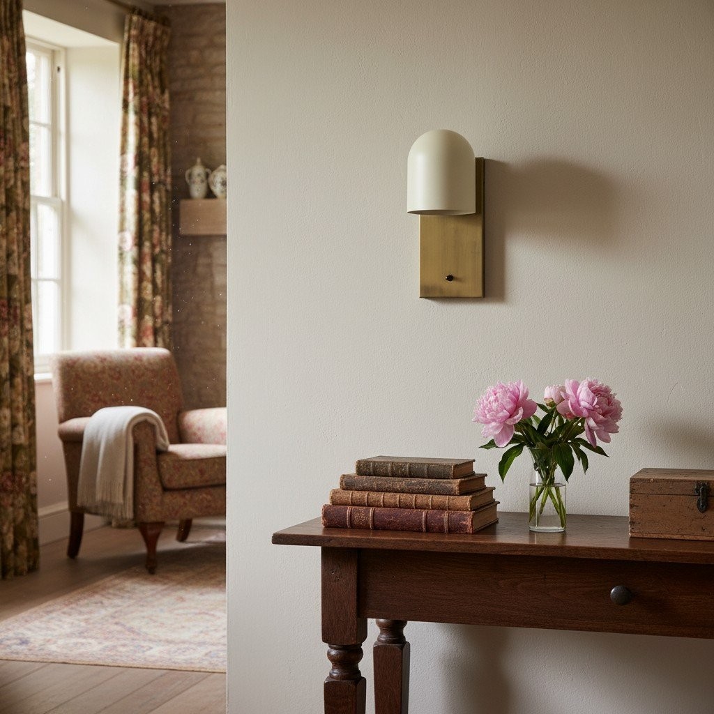 Metio Dome Elegant Wall Sconce Lighting - Classic Dome Shade Interior Fixture K1536