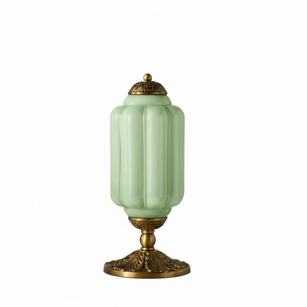 Classic Eloise Glass Table Lamp – Vintage Bedside and Ambient Lighting K885