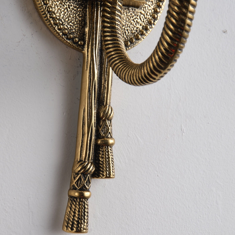 Cast Brass Sconce D584