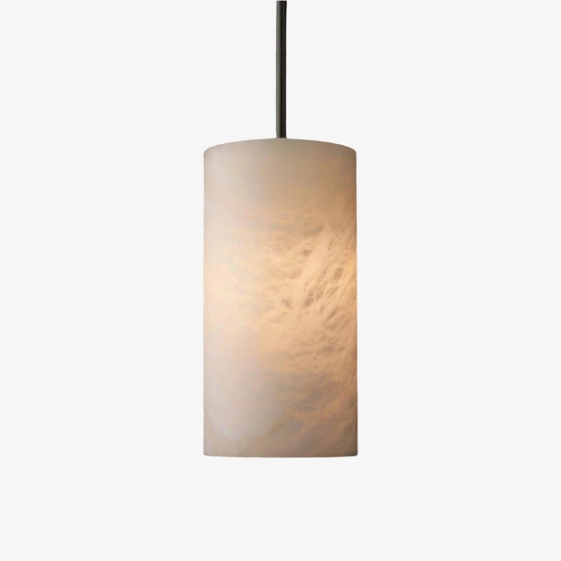 Alabresca Mid Century Alabaster Pendant Light - Multi Heads Hanging Lamp for Kitchen Island K2317