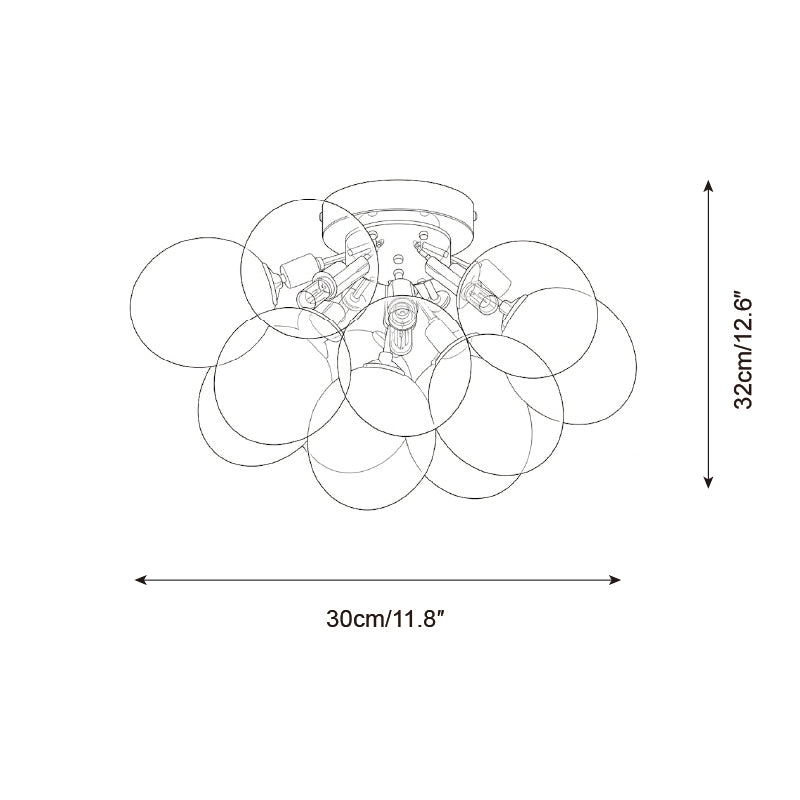 Bubbly Ceiling Lamp D303