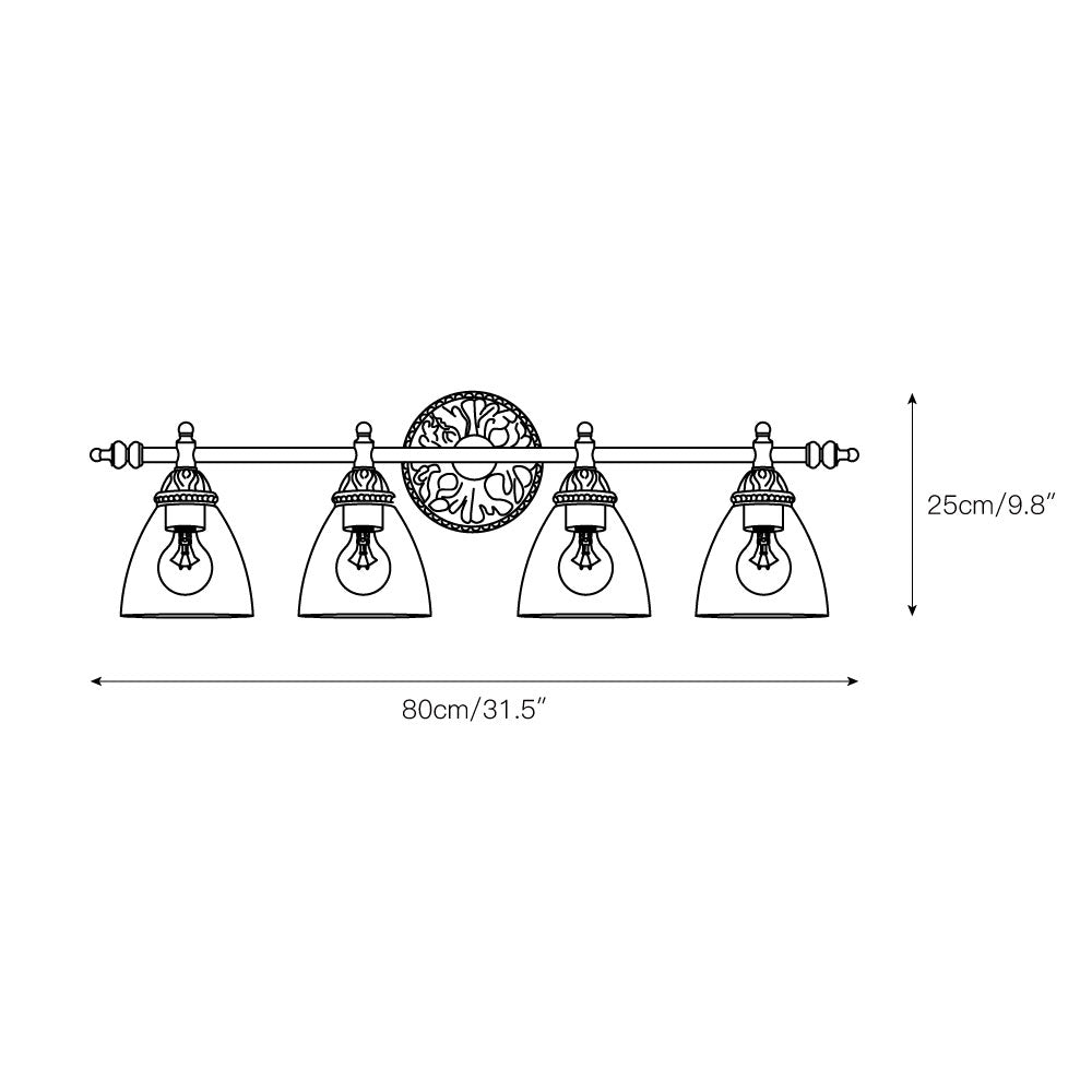 Brooks Vanity Wall Lamp D535