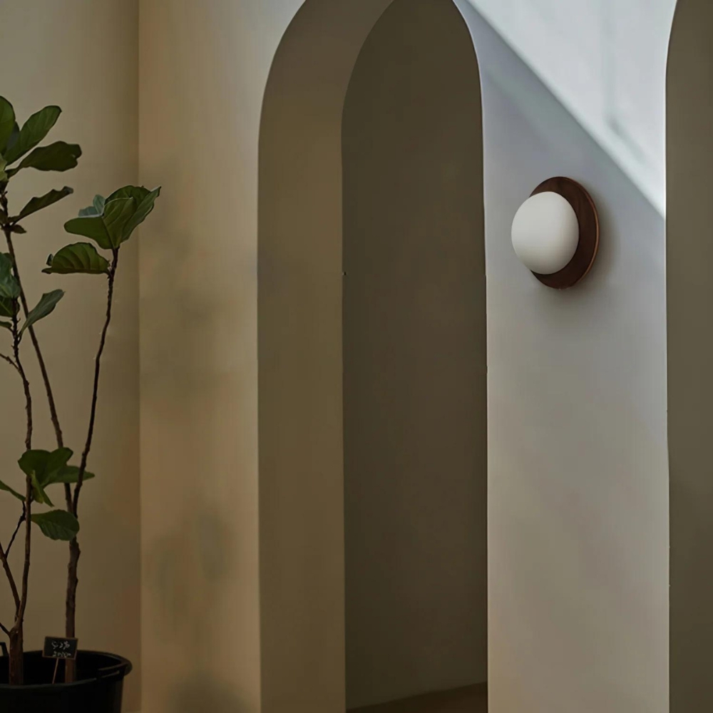 Nordic Minimalist Natural Wood LED Wall Light D780