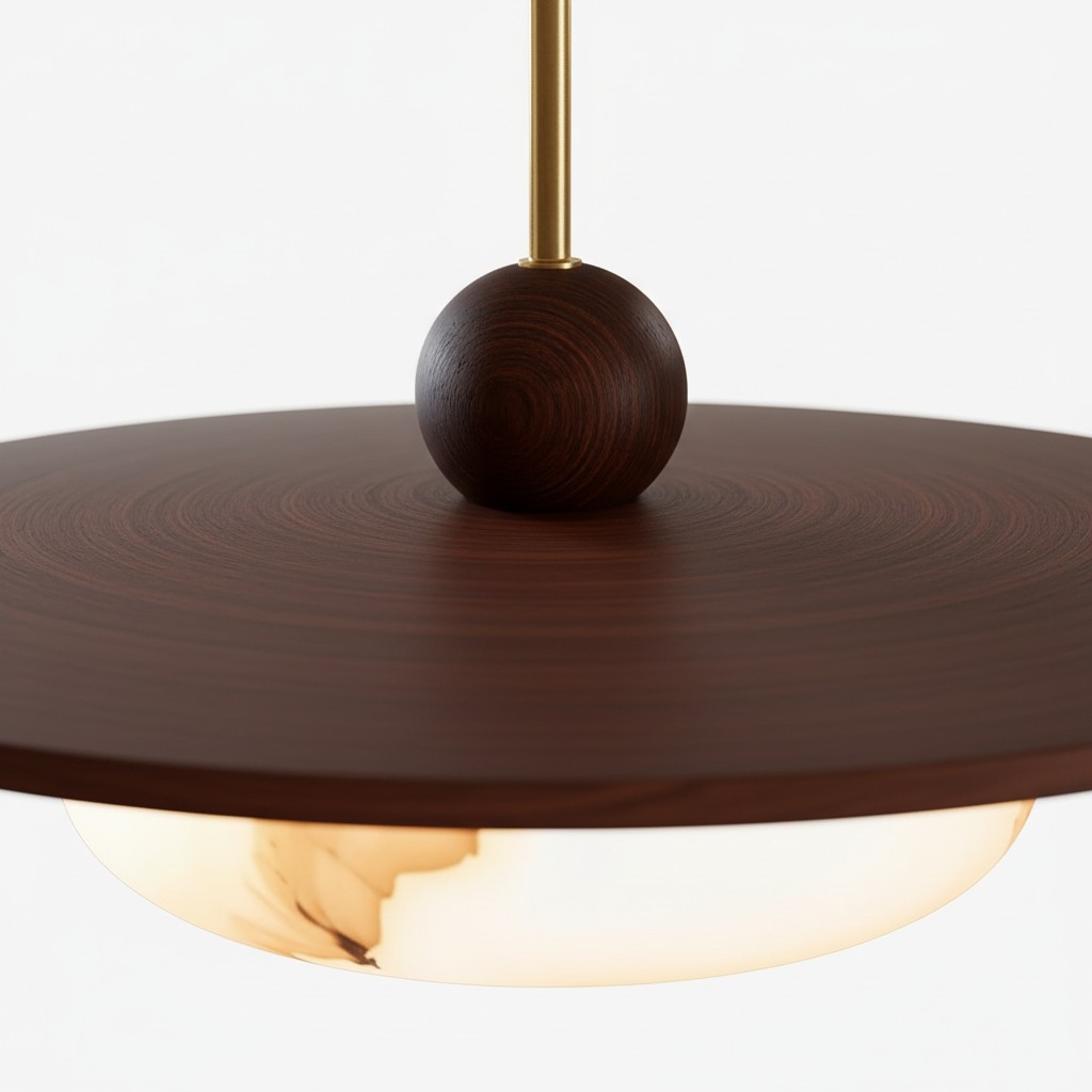 Alvara Modern Swing Arm Pendant Light - Adjustable Minimalist Accent for Desk and Living Room K2400