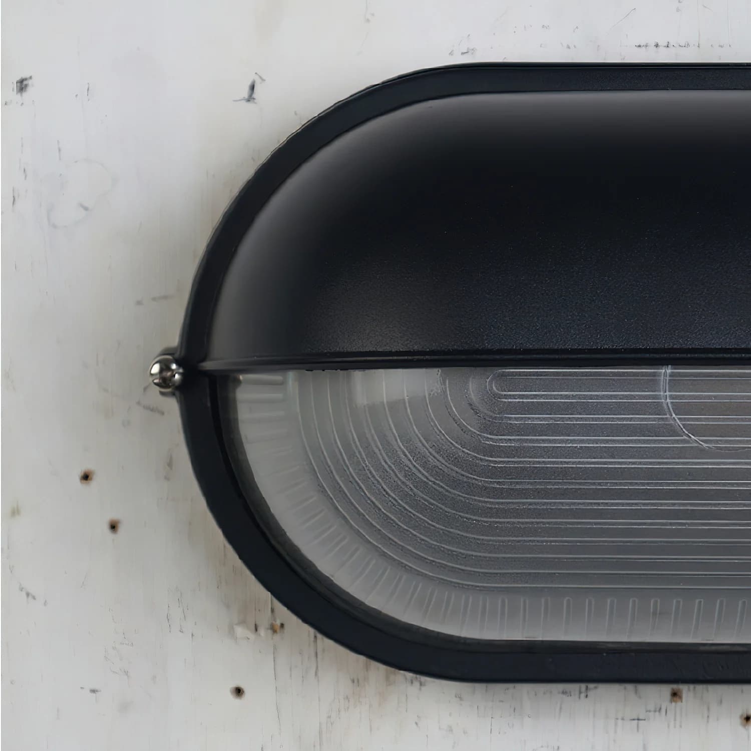 Docka Metal and Glass Outdoor Wall Sconce - Vintage Industrial Wall Light for Porch K2367