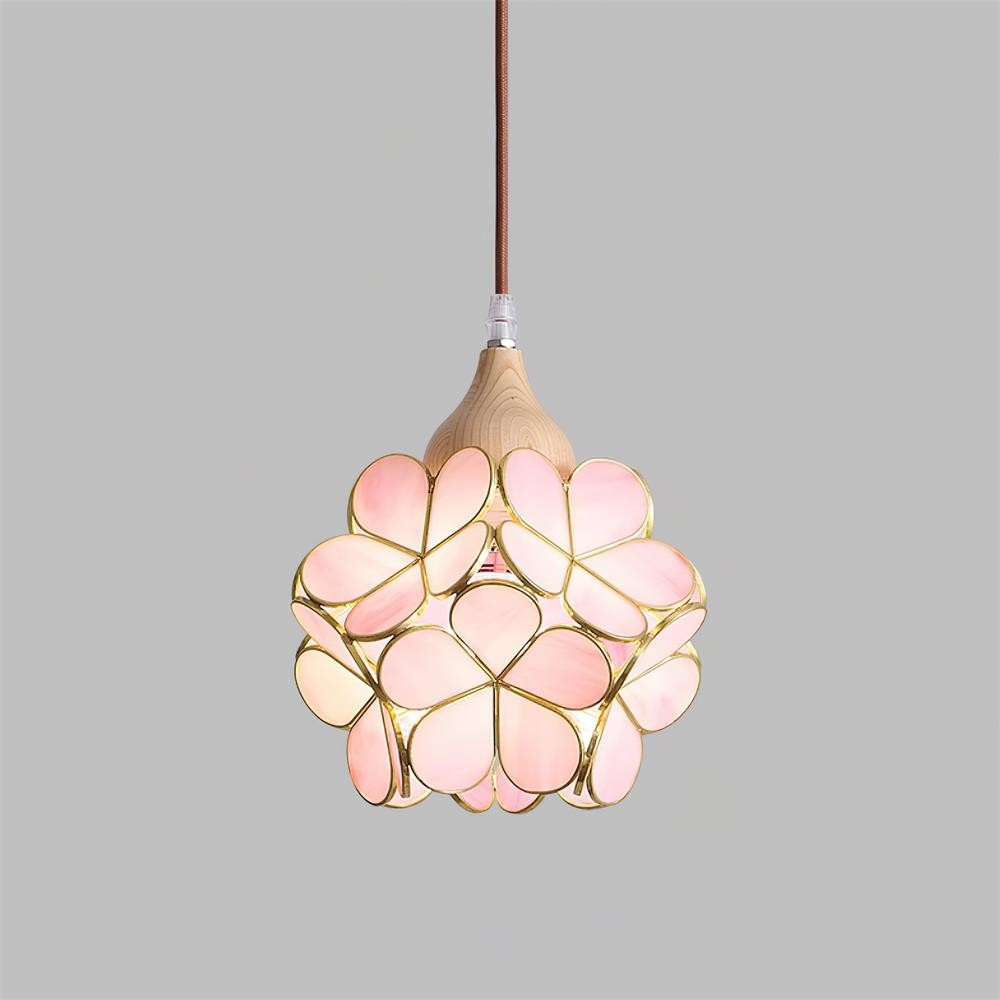 French Creative Pastoral Style Flower Pendant Light K487