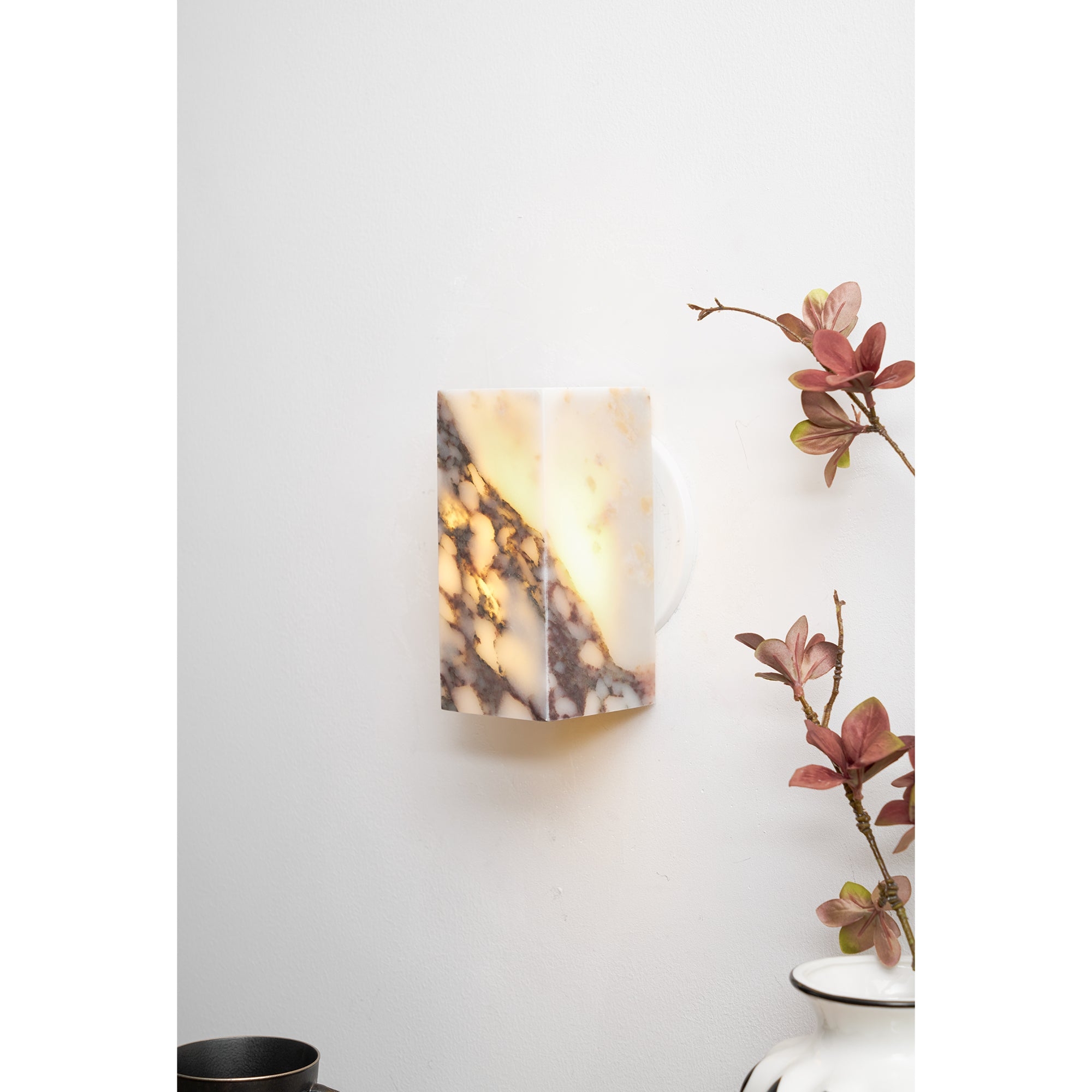 Square Marble Wall Lamp D625