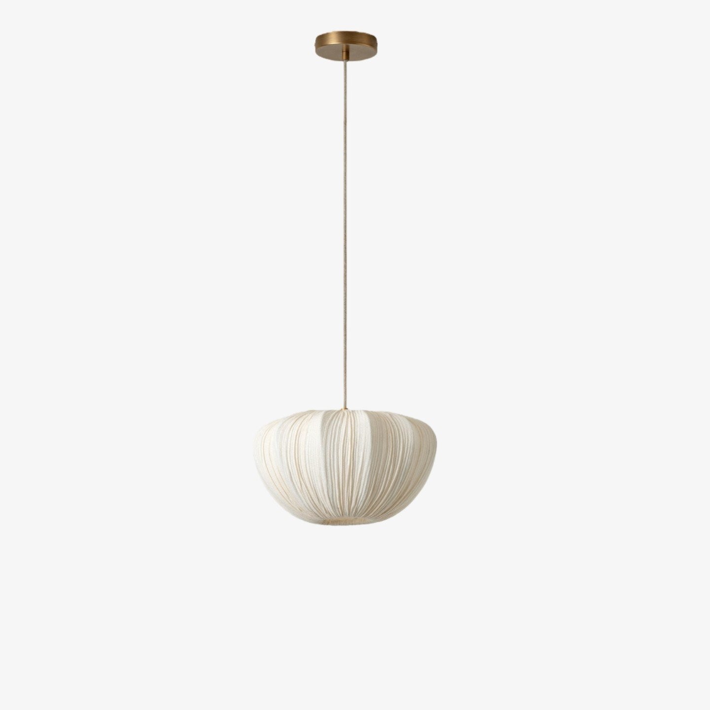 Linbron Linen Pendant Light - Soft Textile Finish Pendant Lamp for Home K2054