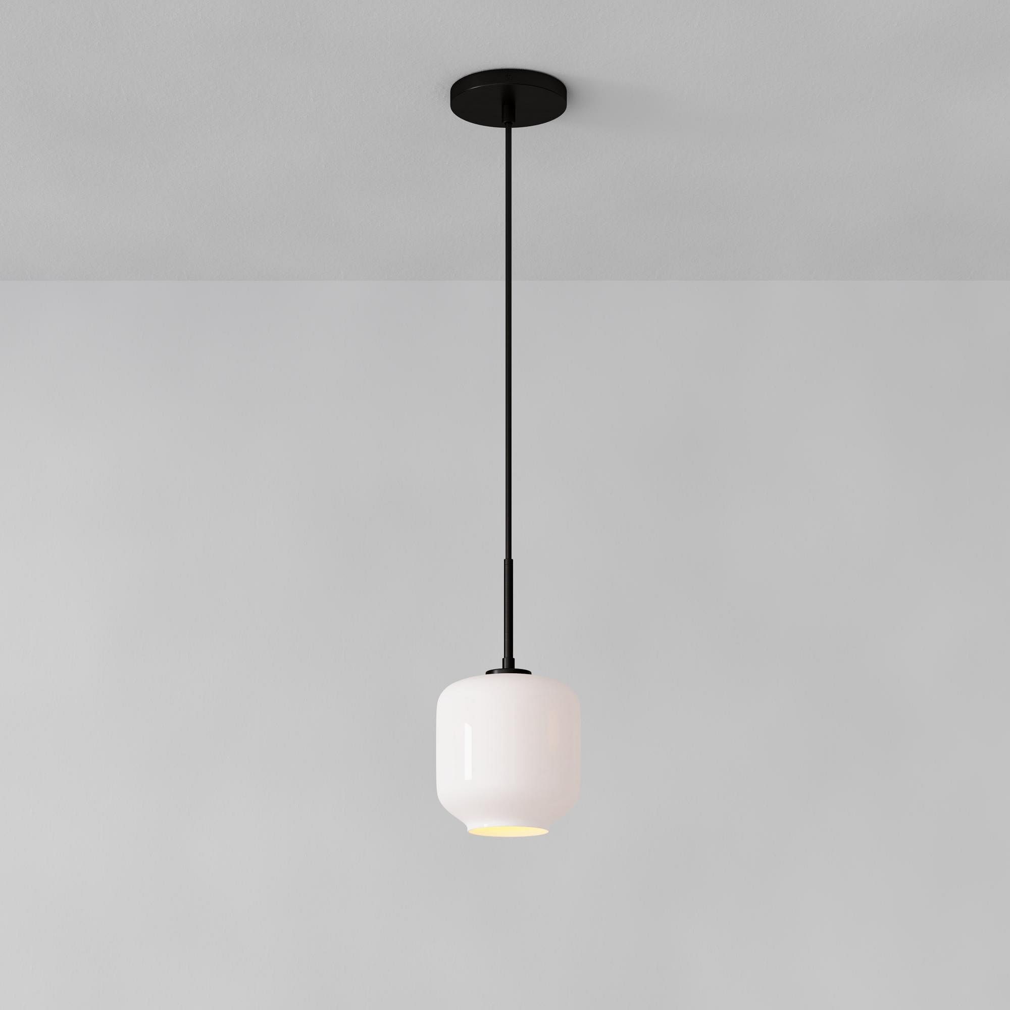 Lumivelle Pebble Pendant Light - Adjustable Glass Shade - Modern Lighting K1403